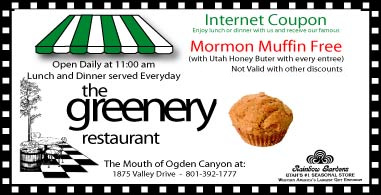The Greenery Restaurant | FREE Mormon Muffin